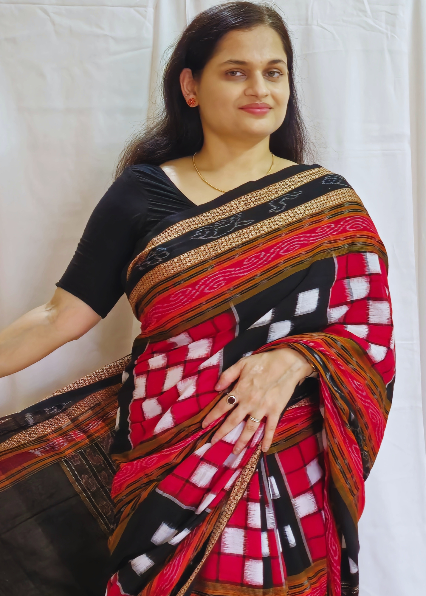 "Arundhati" Sambalpuri Handloom Saree - Earthyweaves