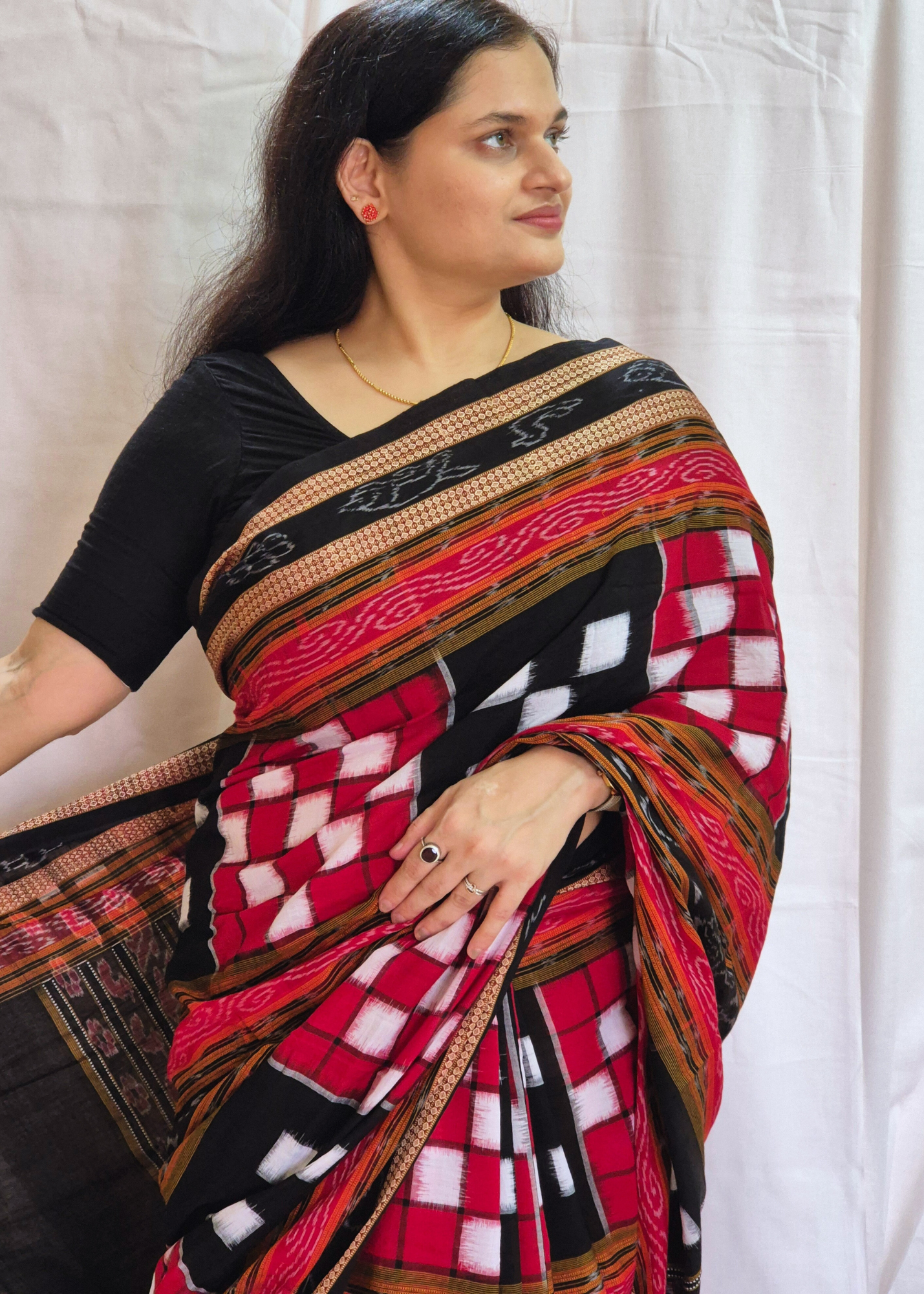 "Arundhati" Sambalpuri Handloom Saree - Earthyweaves