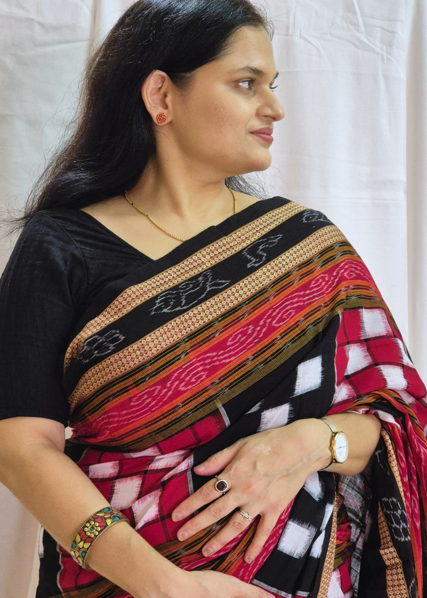 "Arundhati" Sambalpuri Handloom Saree - Earthyweaves