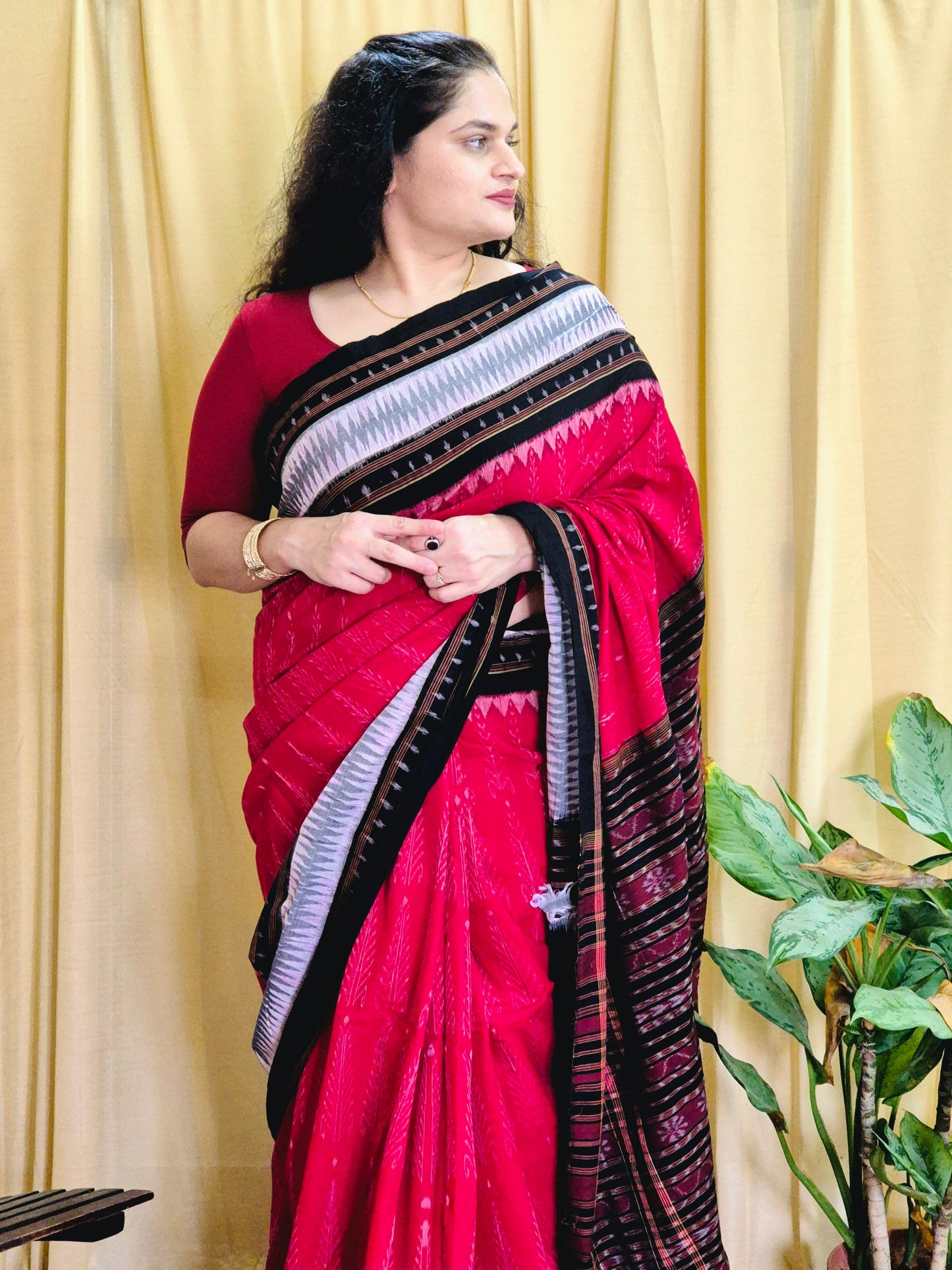"Rudrani" Sambalpuri Handloom Saree - Earthyweaves