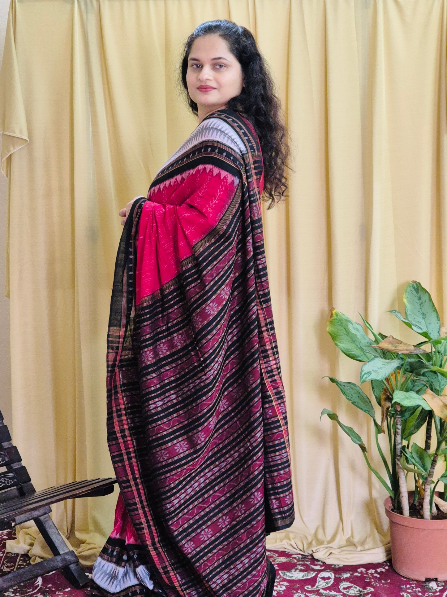 "Rudrani" Sambalpuri Handloom Saree - Earthyweaves