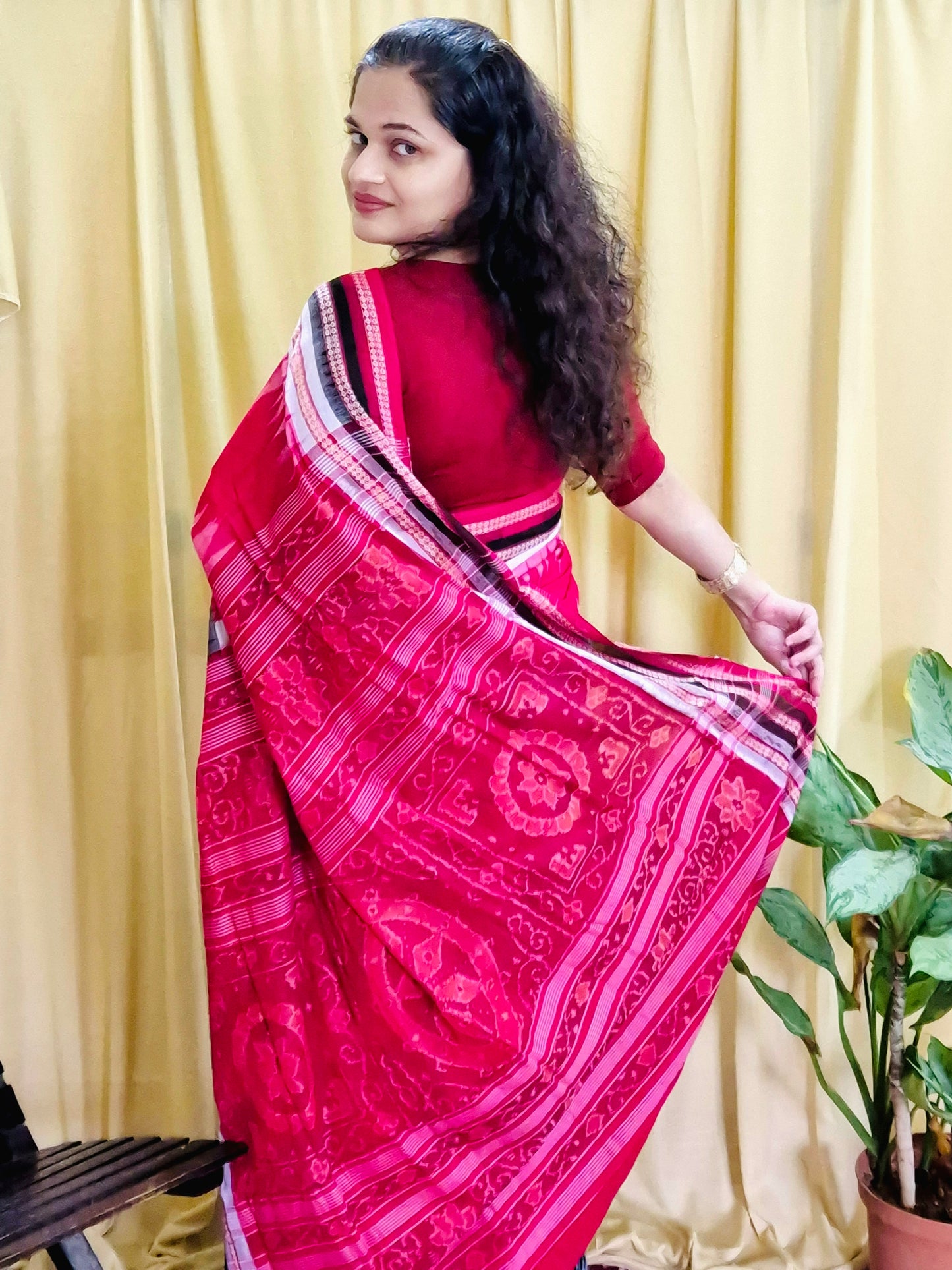 "Sampriti" Sambalpuri Handloom Saree - Earthyweaves