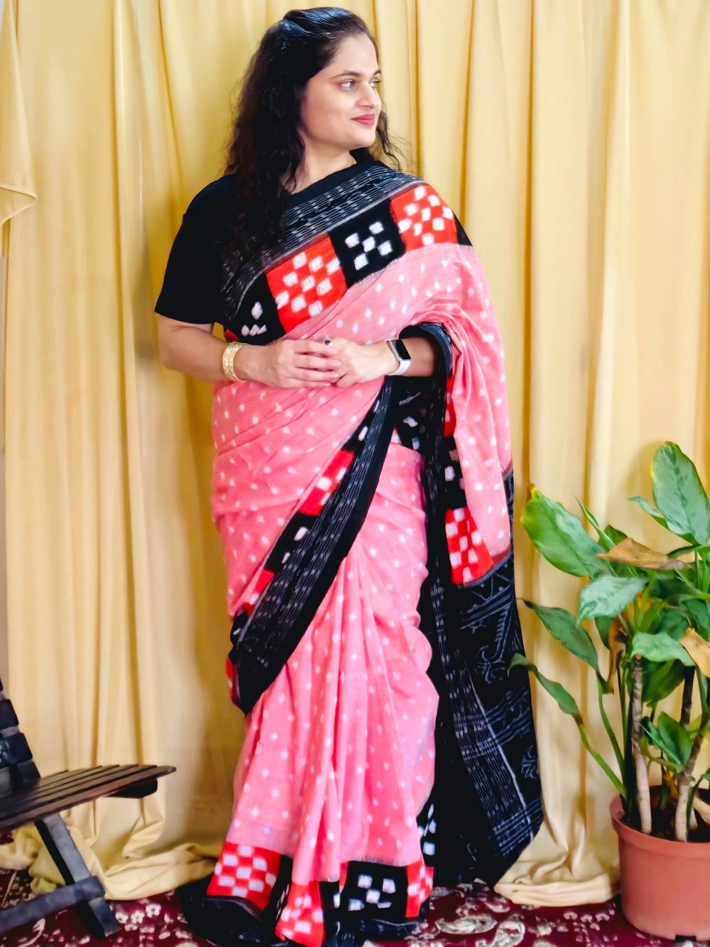 Tanirika Sambalpuri Handloom Saree - Earthyweaves