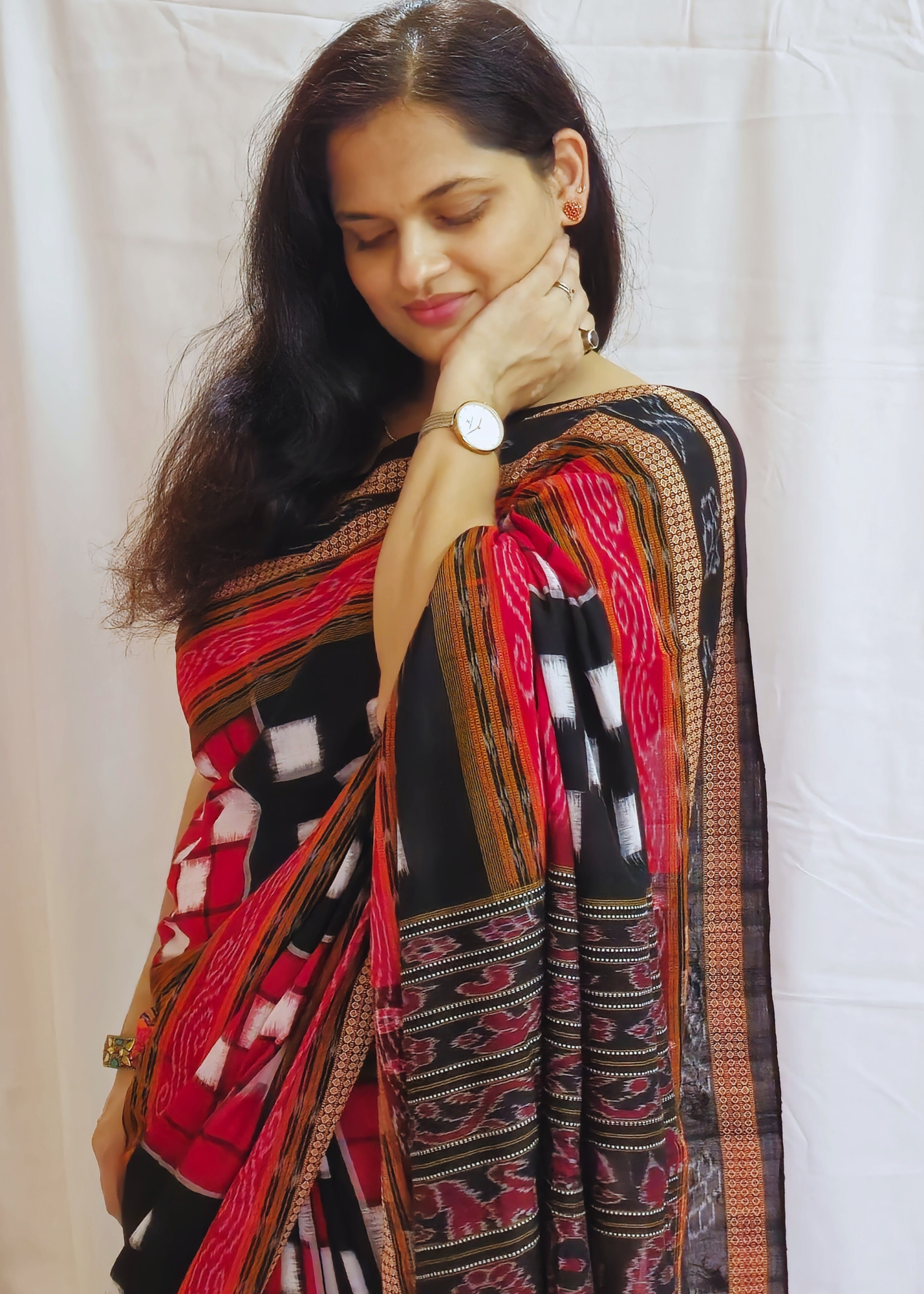 "Arundhati" Sambalpuri Handloom Saree - Earthyweaves