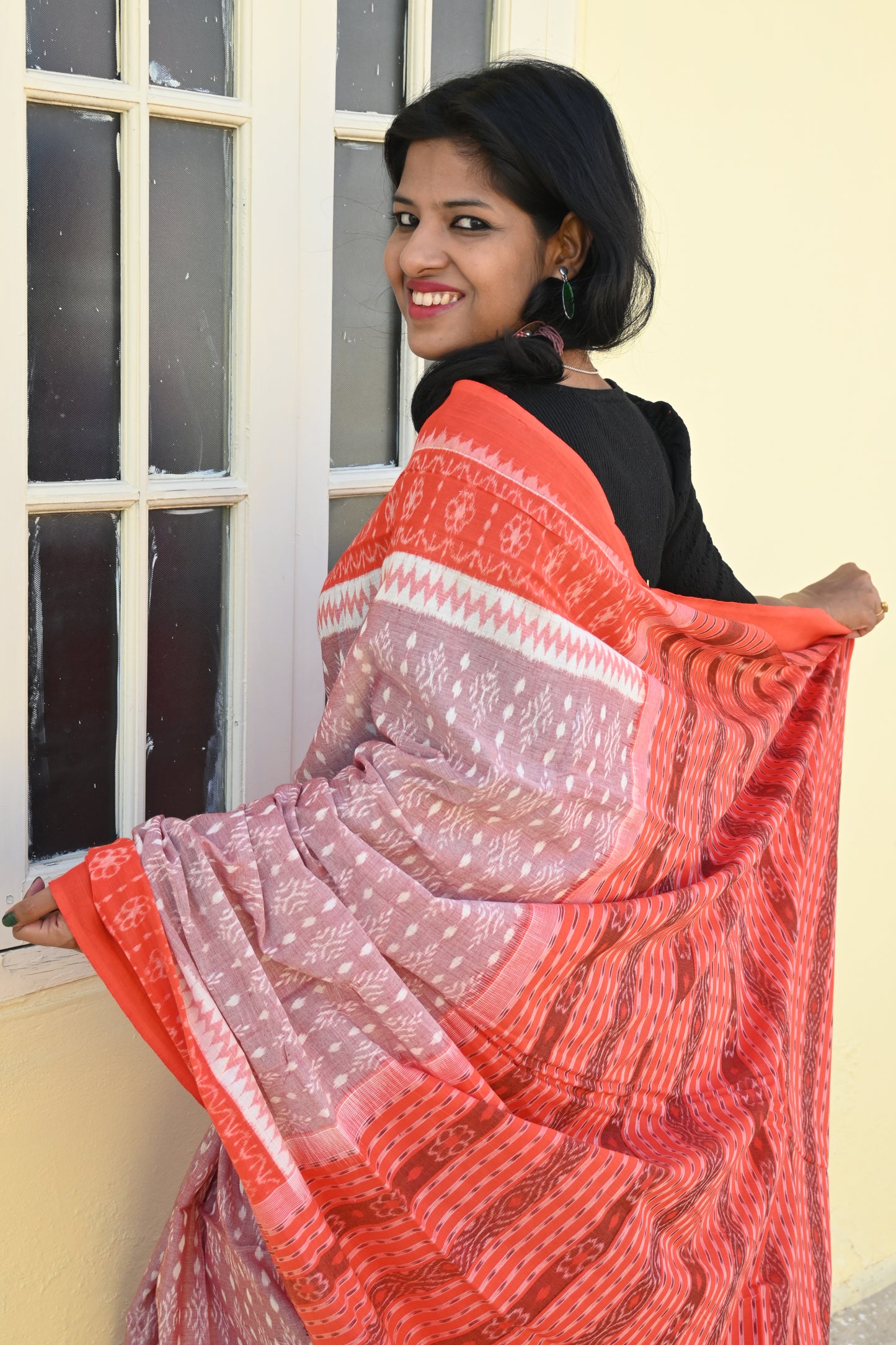 "AmraPrabha" Sambalpuri Cotton Saree