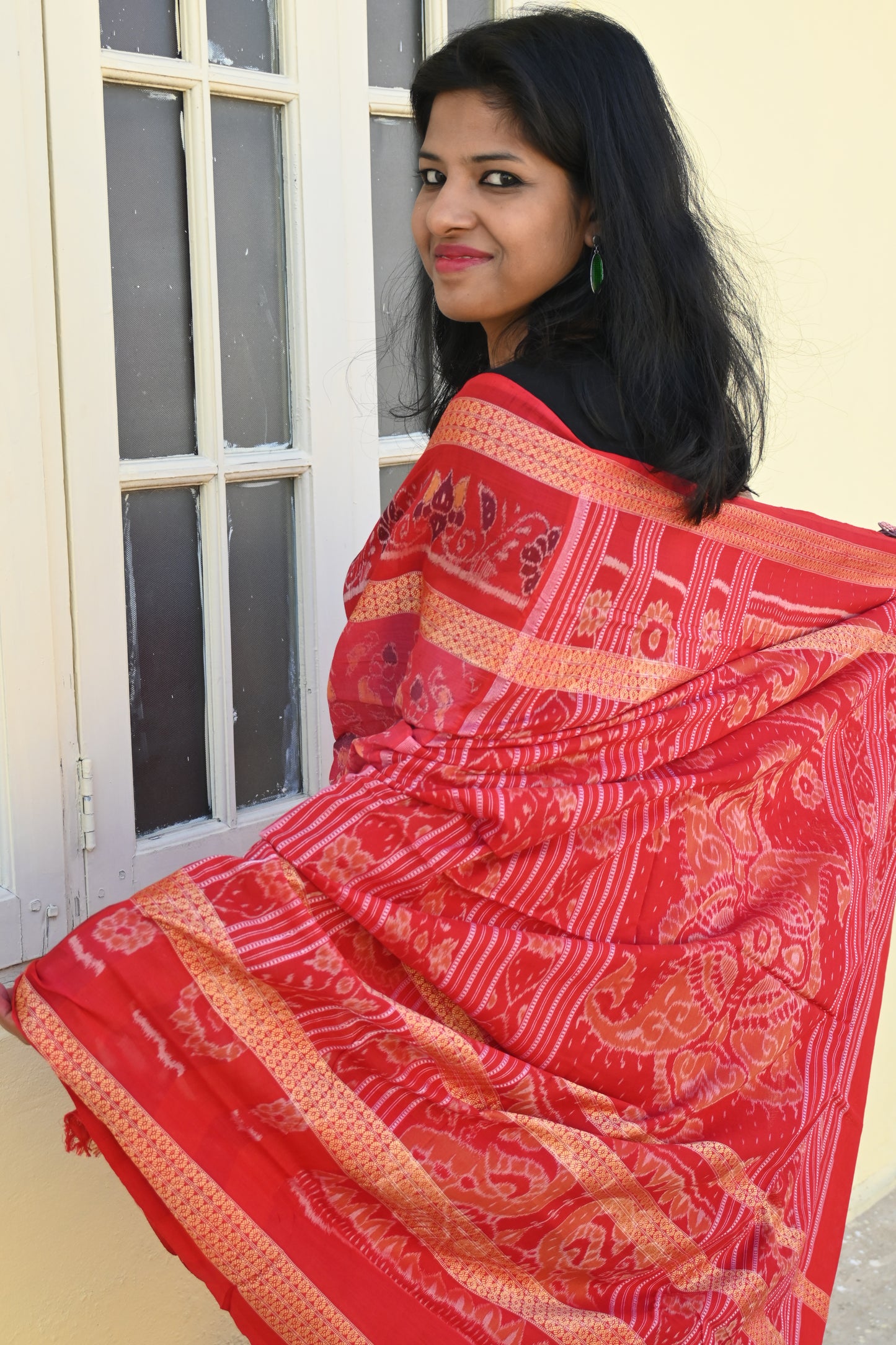 "Kusumika" Sambalpuri Cotton Saree