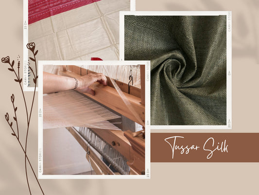 Rustic Charm Meets Grace: Dive into the Essence of Tussar Silk Handlooms