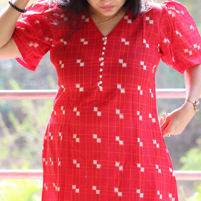 Prajya Sambalpuri Dress Earthyweaves