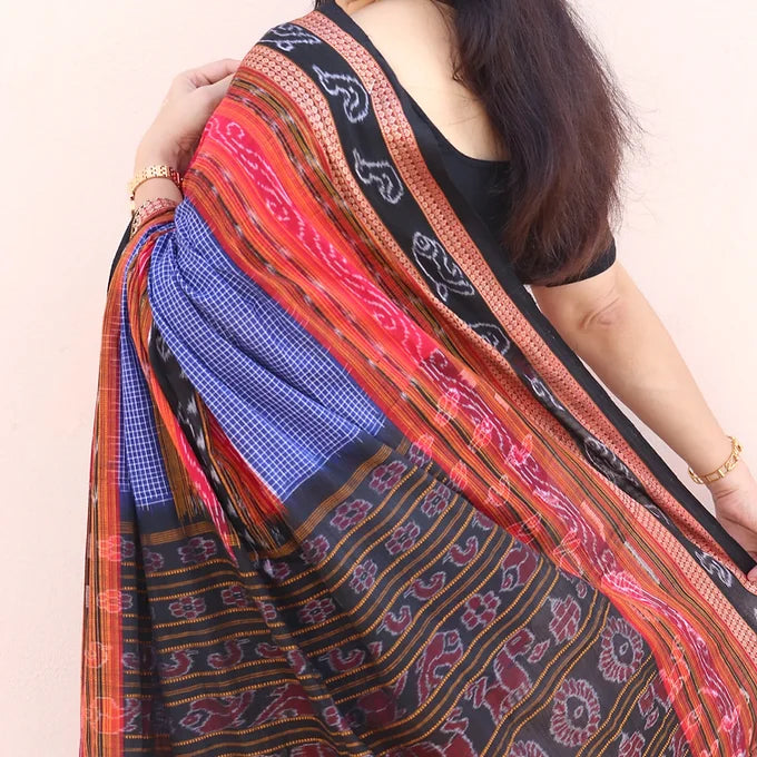 Sambalpuri Cotton Saree - Earthyweaves