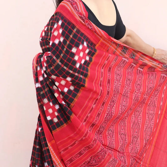 Sambalpuri Cotton Saree - Earthyweaves