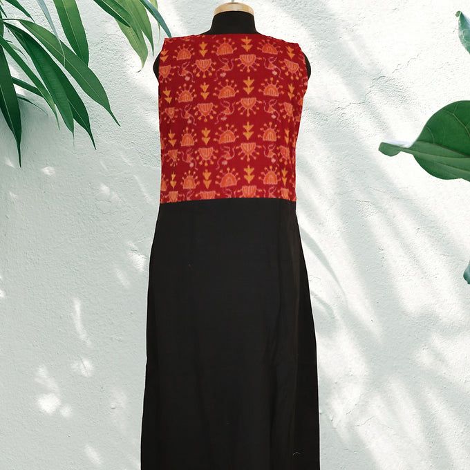 "GauriKamala" Sambalpuri Dress - Earthyweaves