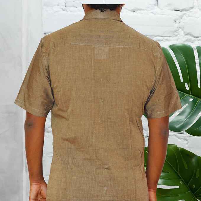 Handloom Cotton Unisex Shirt - Earthyweaves