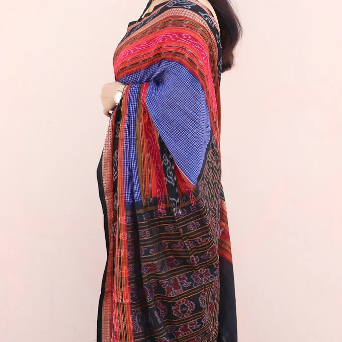 Sambalpuri Cotton Saree - Earthyweaves