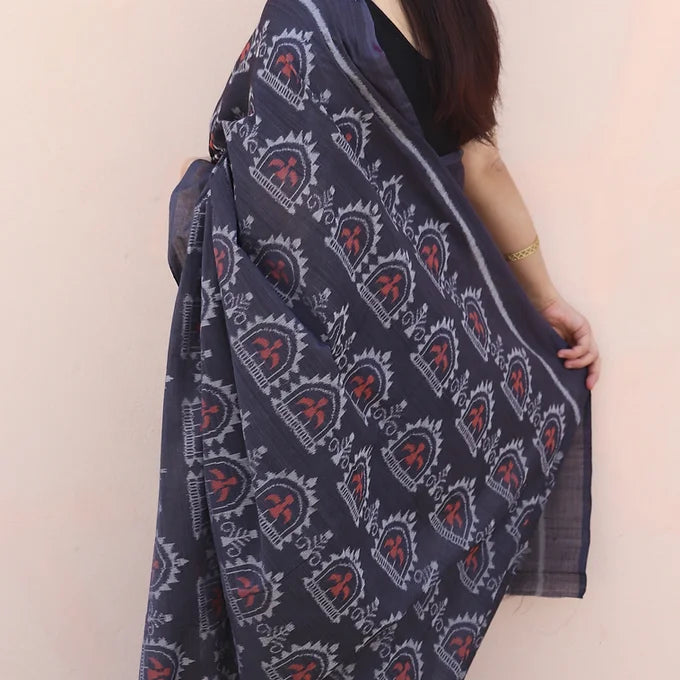 Sambalpuri Cotton Saree - Earthyweaves