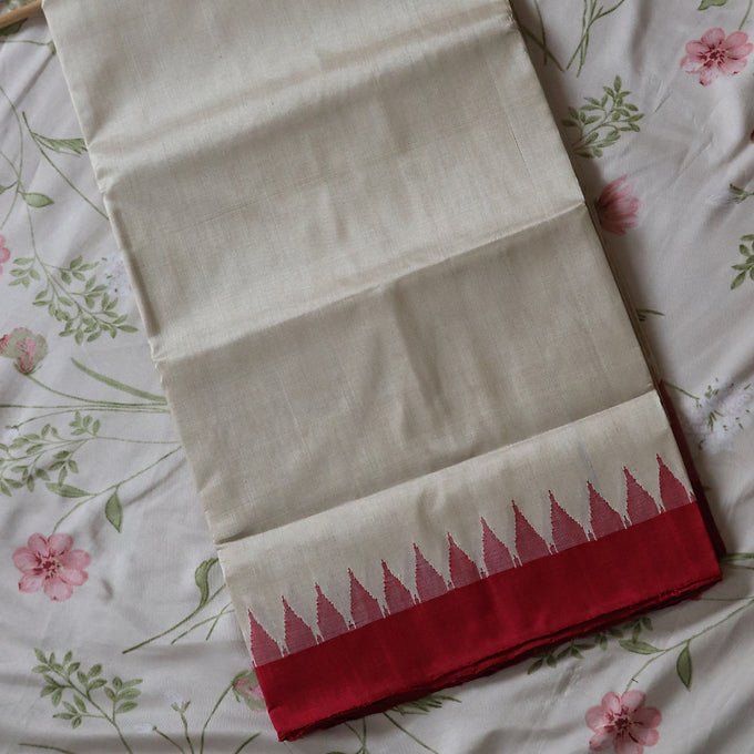 "Parvika" Sambalpuri Tussar Saree - Earthyweaves