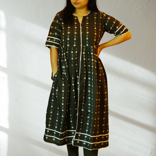 "Mangalya" Sambalpuri Kurta - Earthyweaves