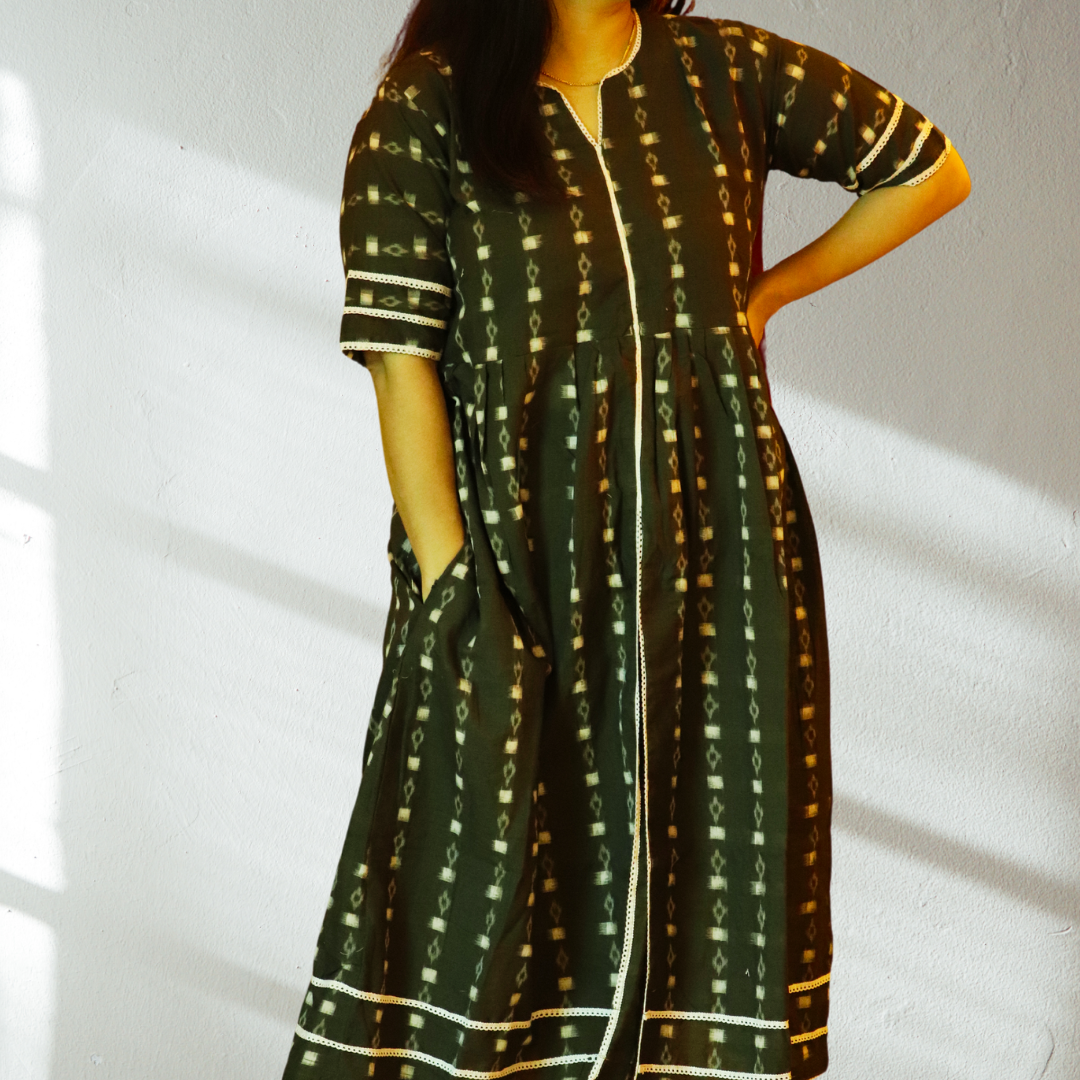 "Mangalya" Sambalpuri Kurta - Earthyweaves