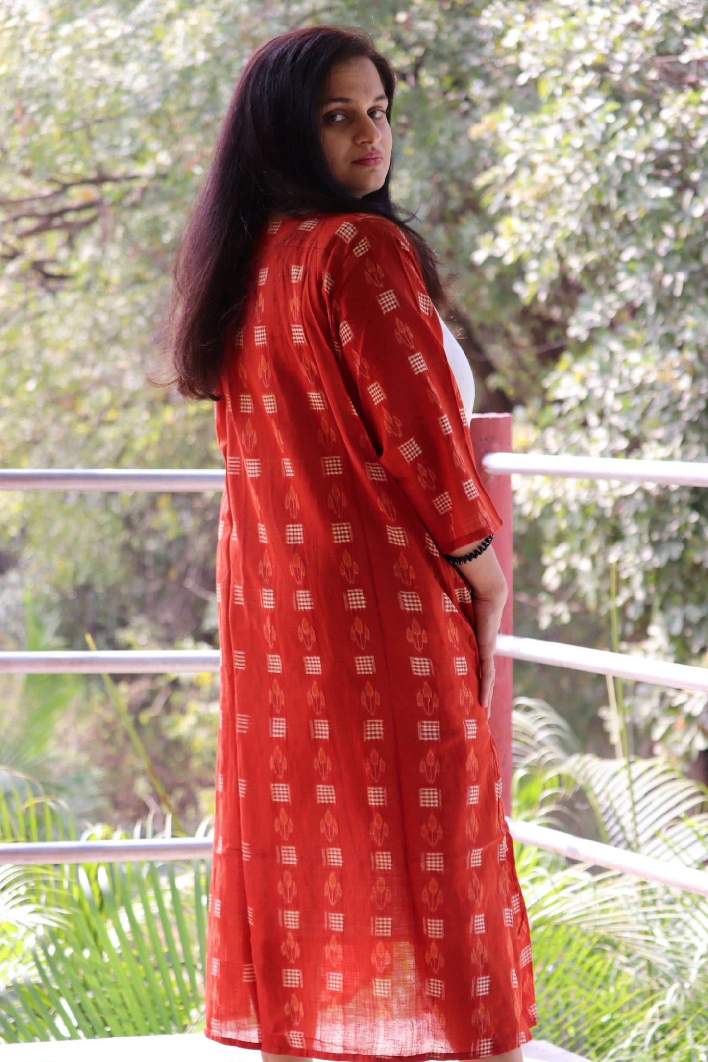 "AgniSvarna" Sambalpuri Dress - Earthyweaves