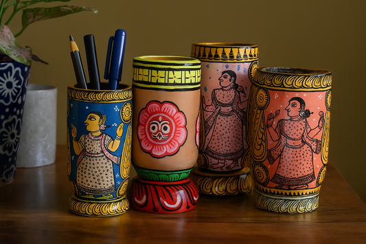 Pattachitra Pen stand