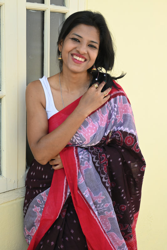 "Arunika" Sambalpuri Cotton Saree