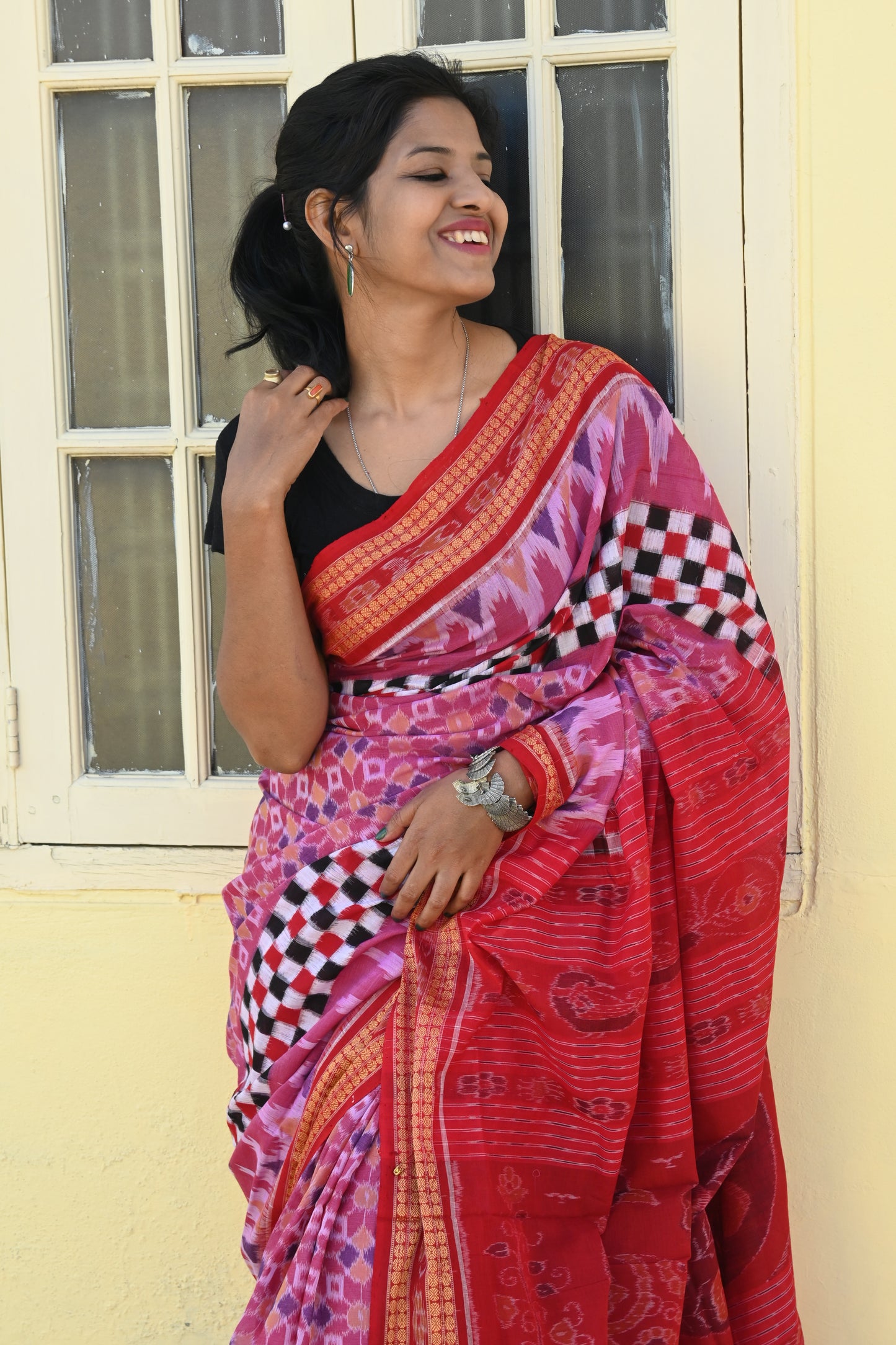 "Rangakshi" Sambalpuri Cotton Saree