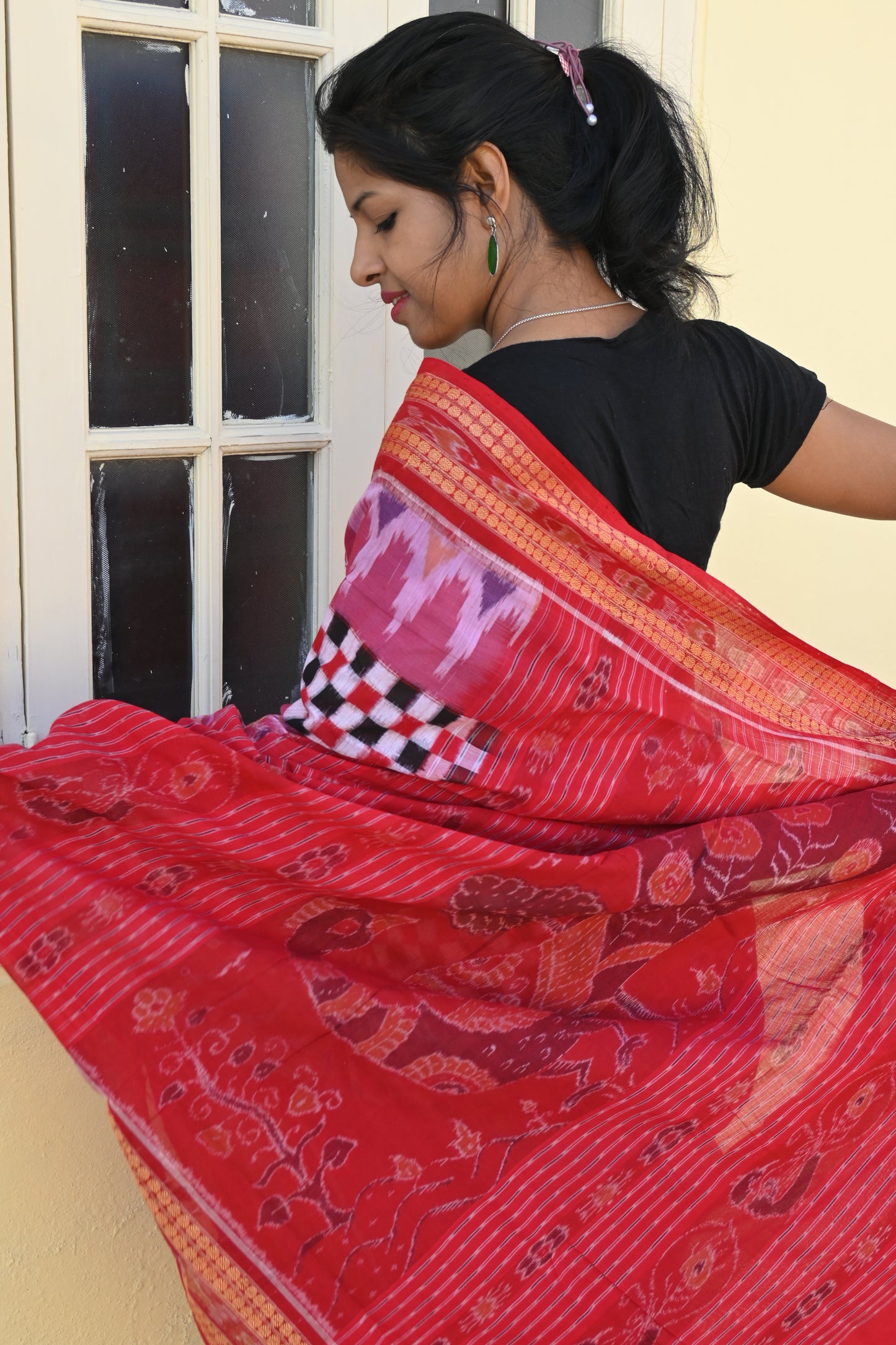 "Rangakshi" Sambalpuri Cotton Saree