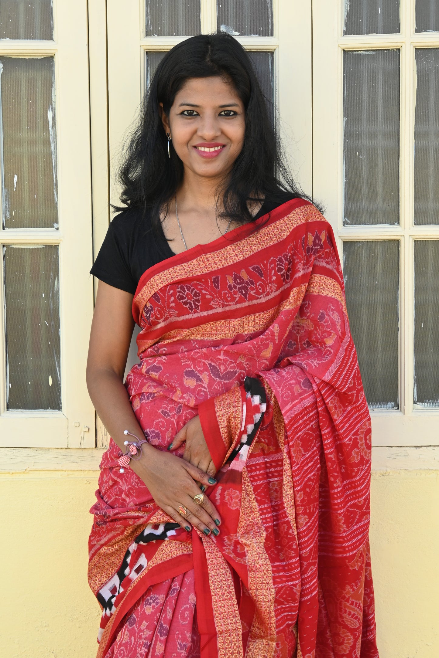 "Kusumika" Sambalpuri Cotton Saree