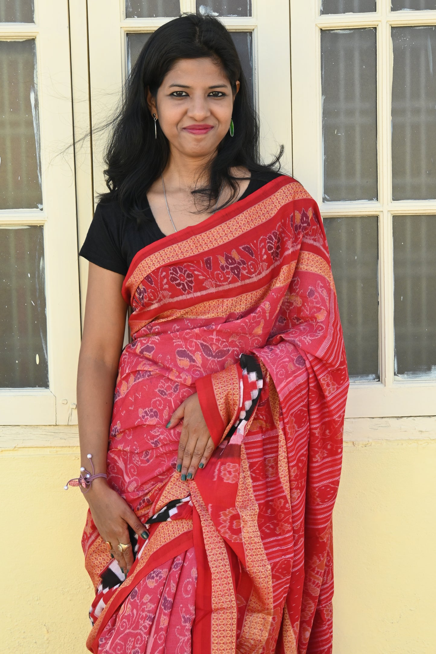 "Kusumika" Sambalpuri Cotton Saree