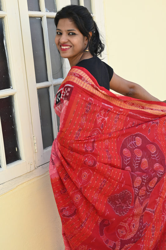 "Ranjika" Sambalpuri Cotton Saree