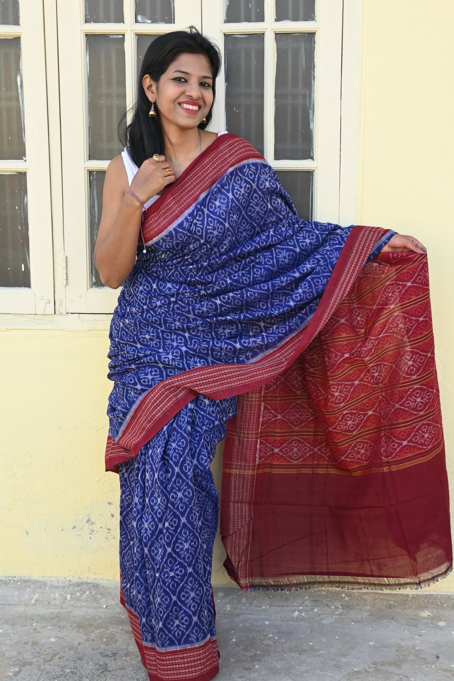 "Neelamrut" Sambalpuri Cotton Saree