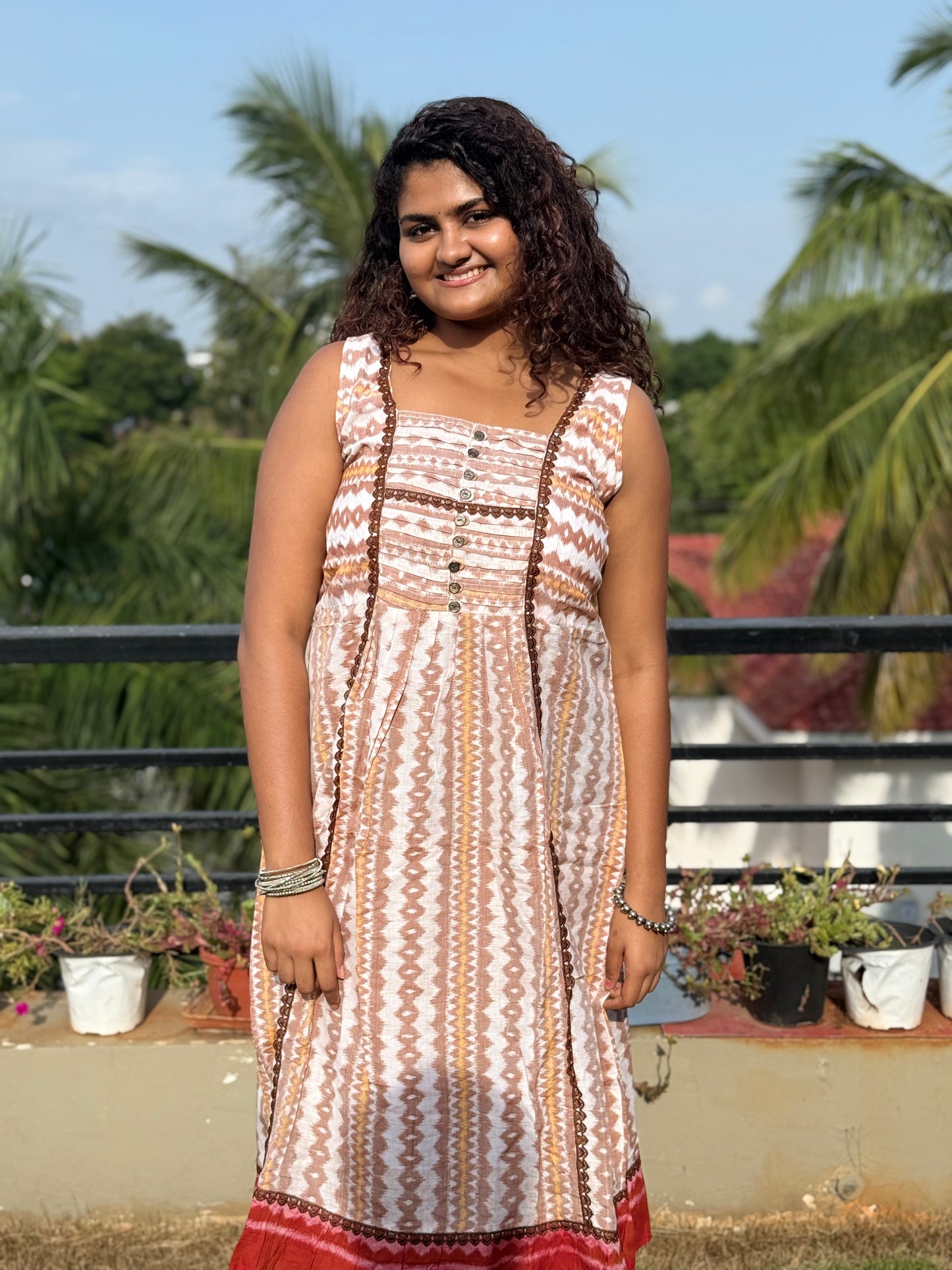 "Chitrakrita" Sambalpuri Dress - Earthyweaves