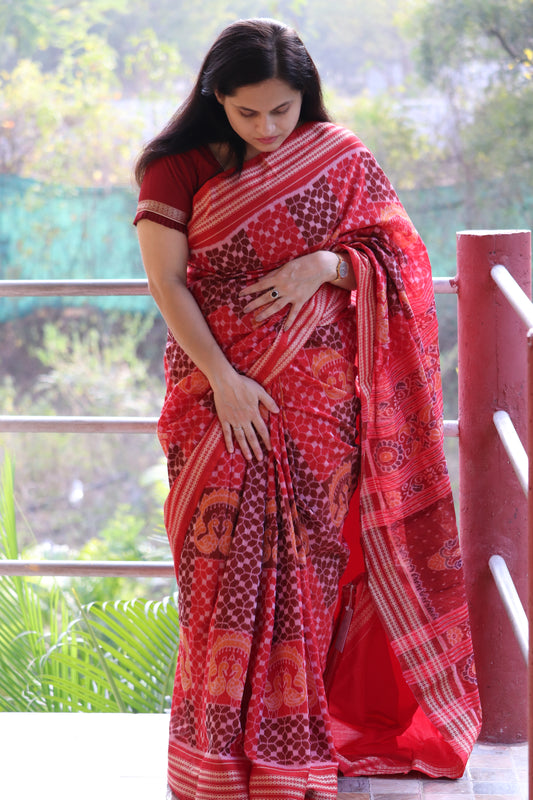 "Rangabhoomi" Sambalpuri Saree