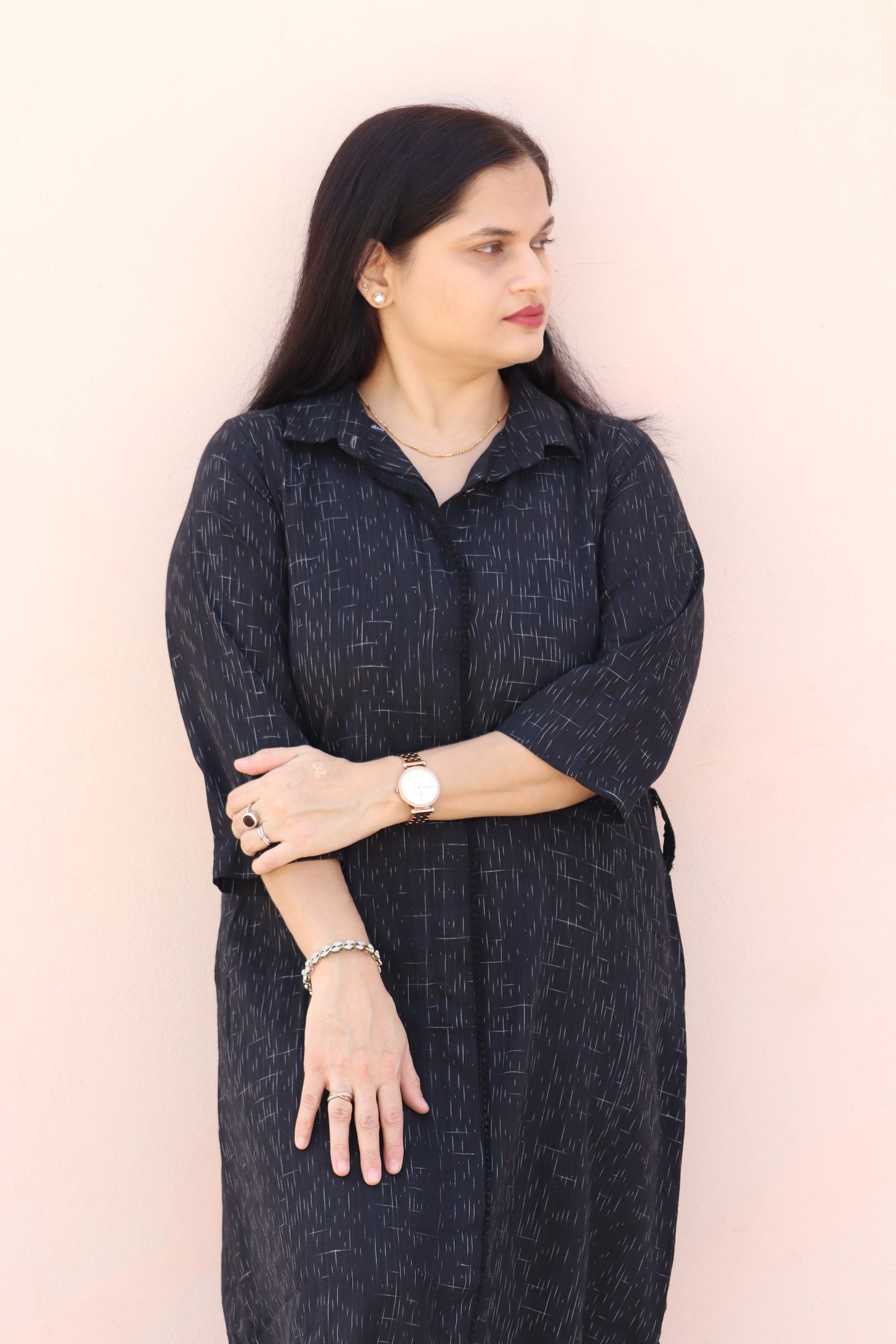 "Nirali" Pochampalle Dress - Earthyweaves