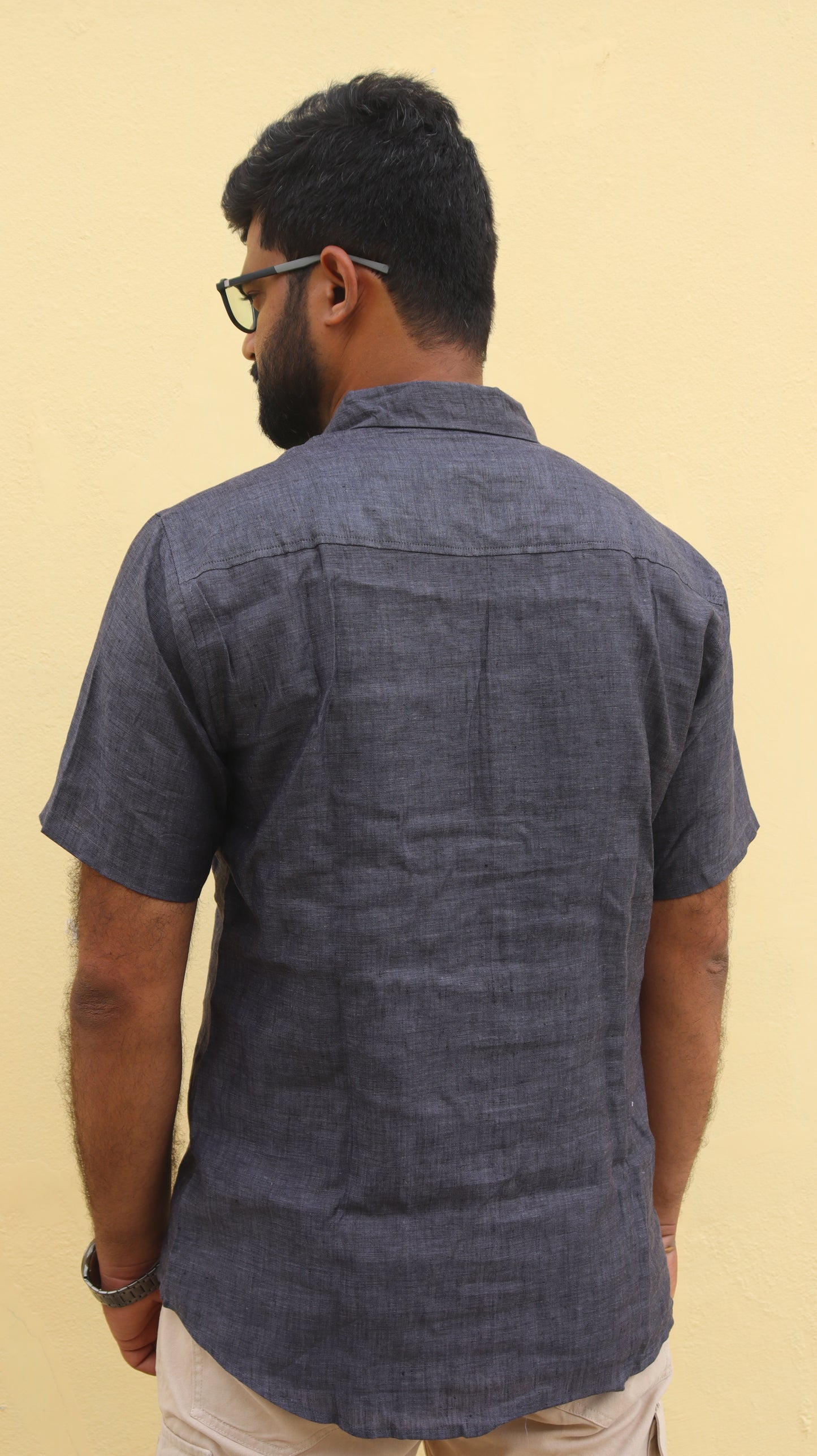 Grey Linen Unisex Shirt