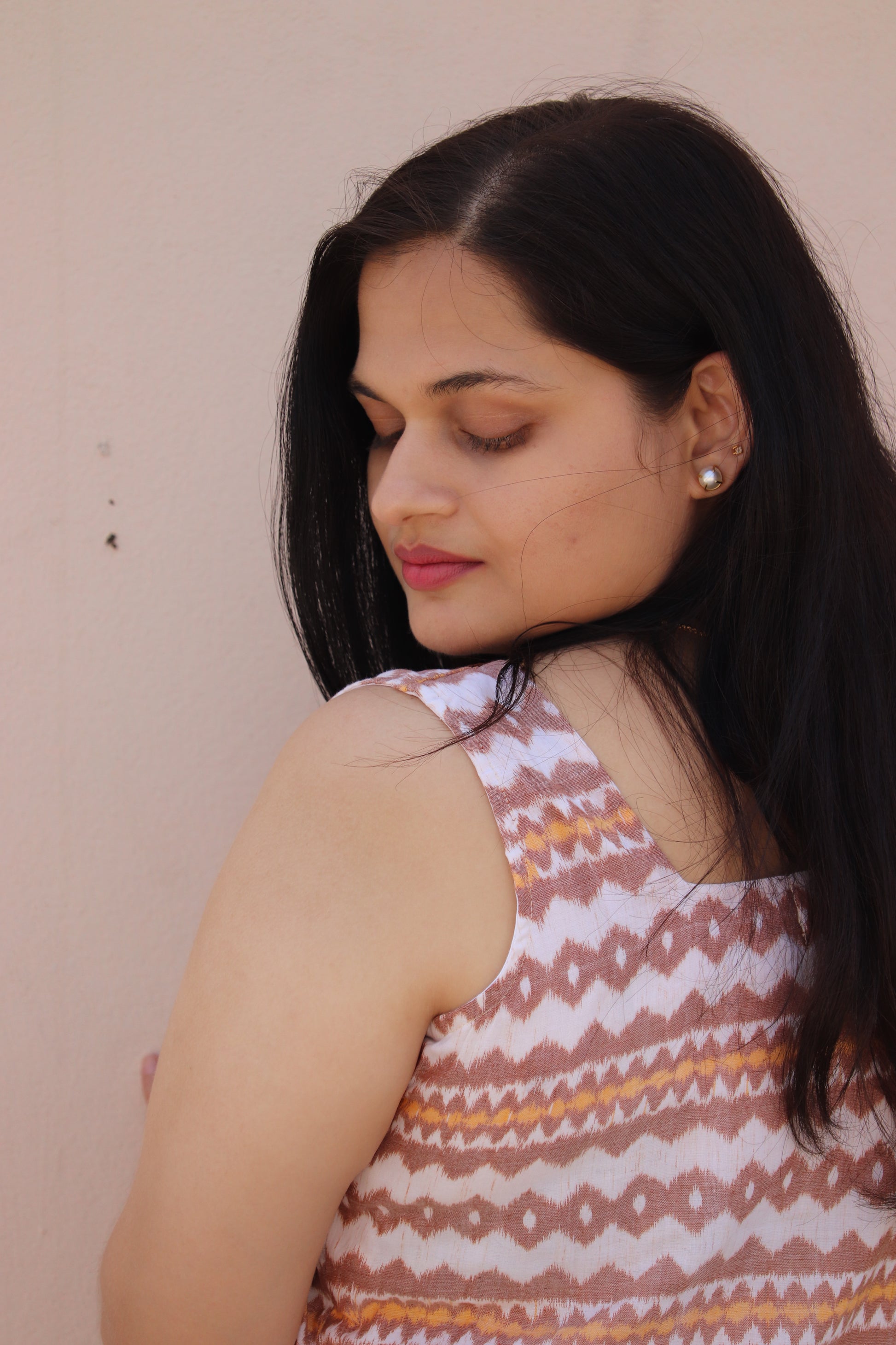 "Chitrakrita" Sambalpuri Dress - Earthyweaves