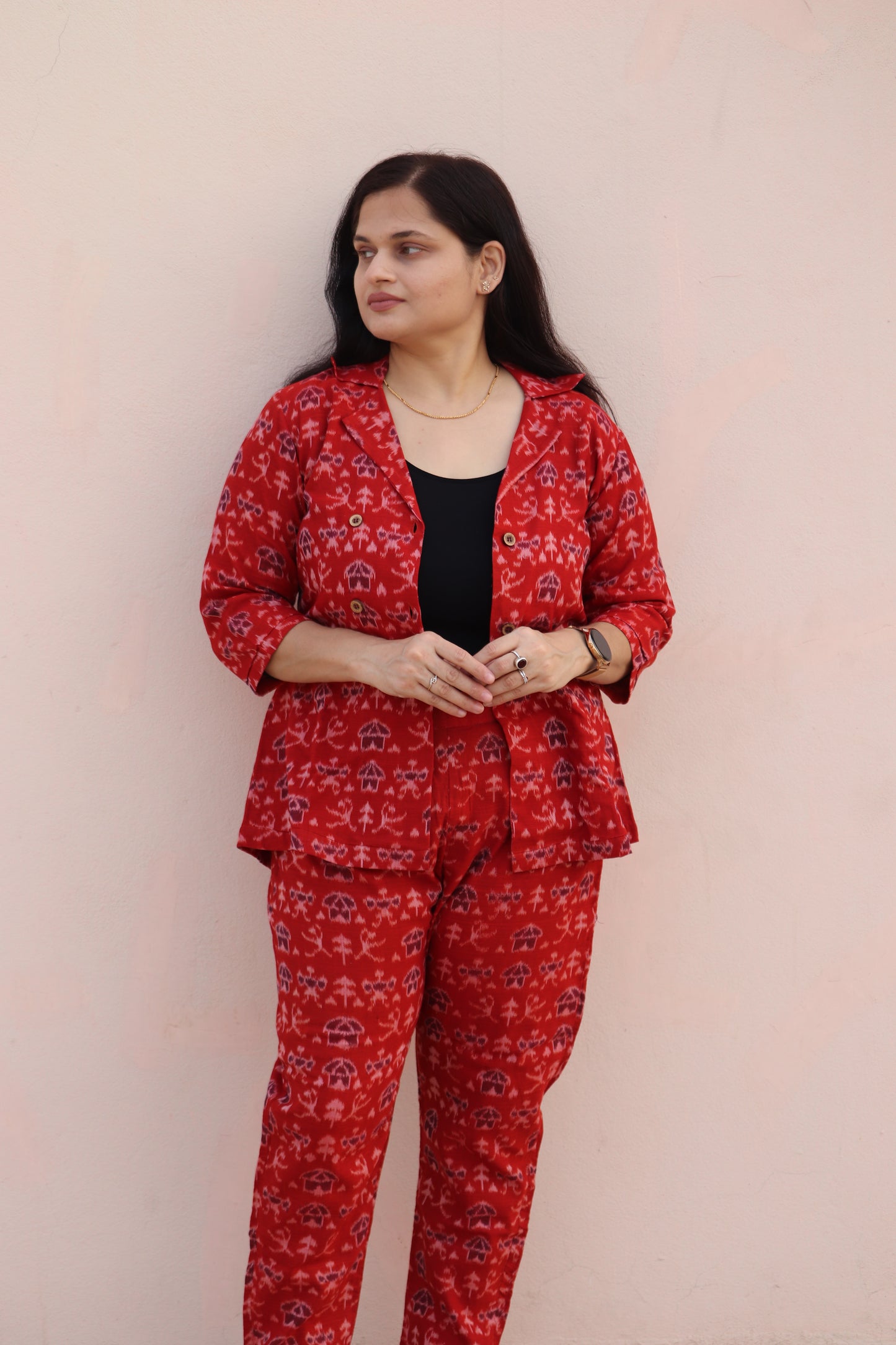 "AnandaRaga" Sambalpuri Co-ord Set - Earthyweaves