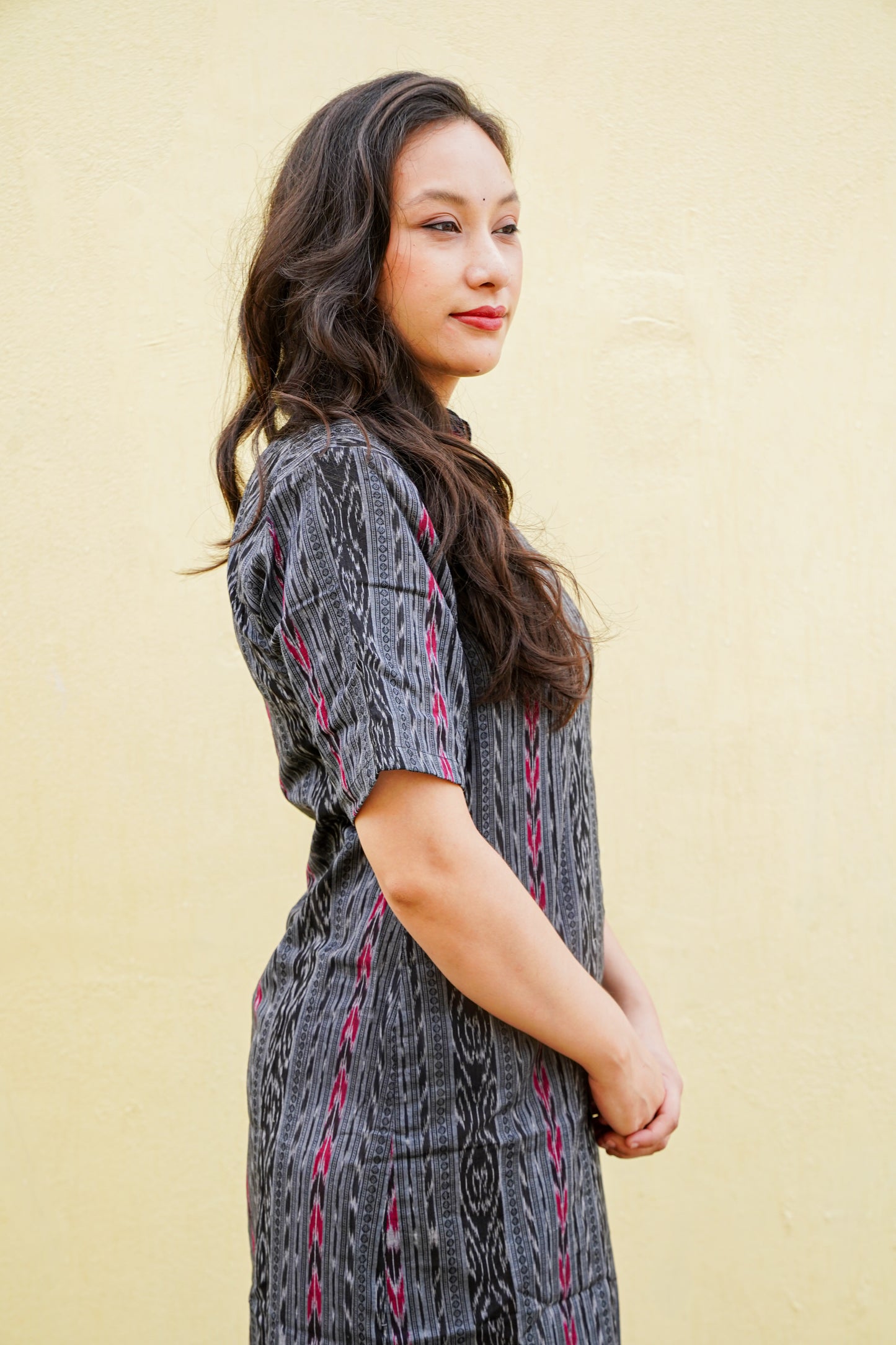 "Agnija" Sambalpuri Dress - Earthyweaves