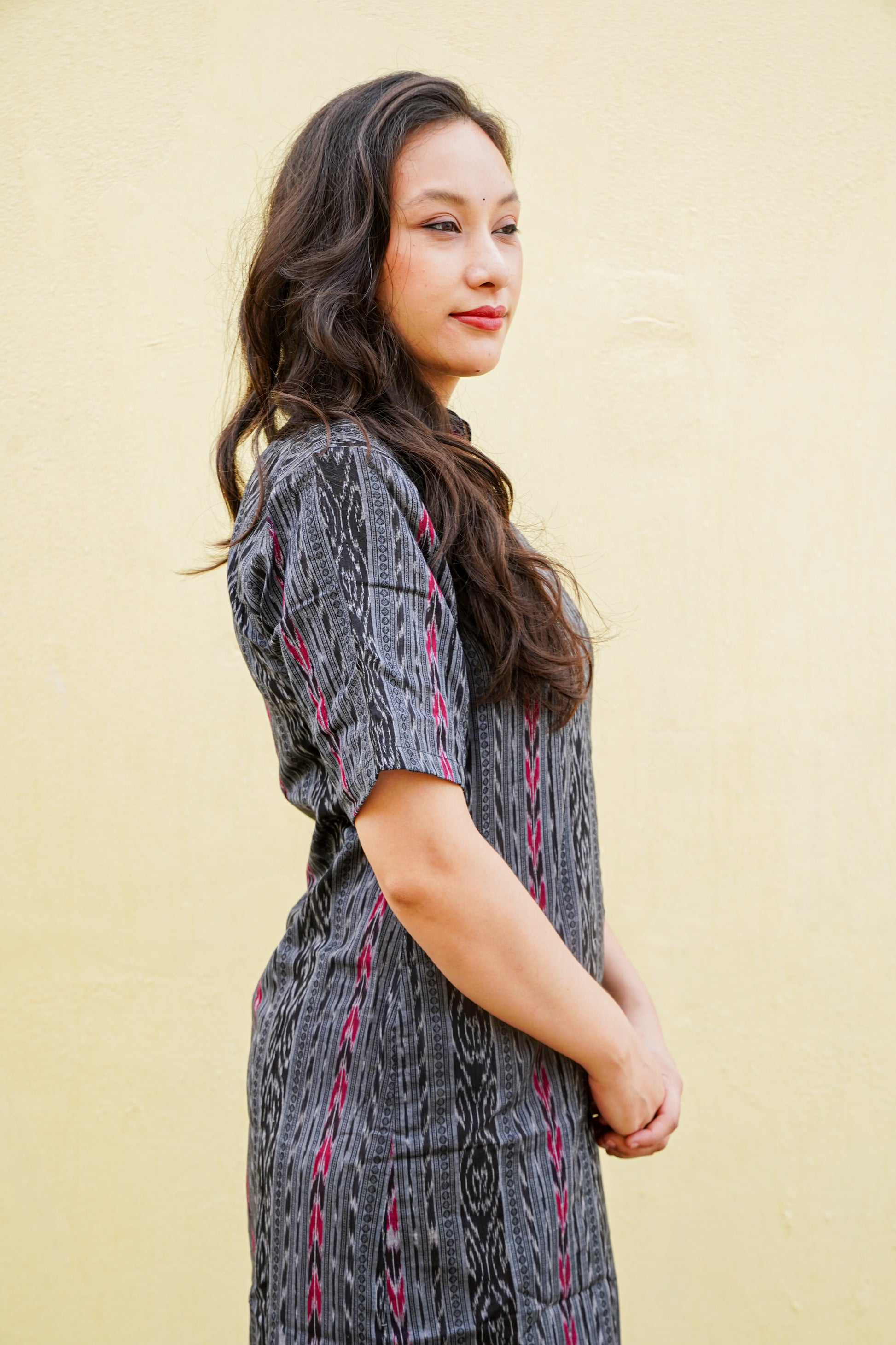 "Agnija" Sambalpuri Dress - Earthyweaves