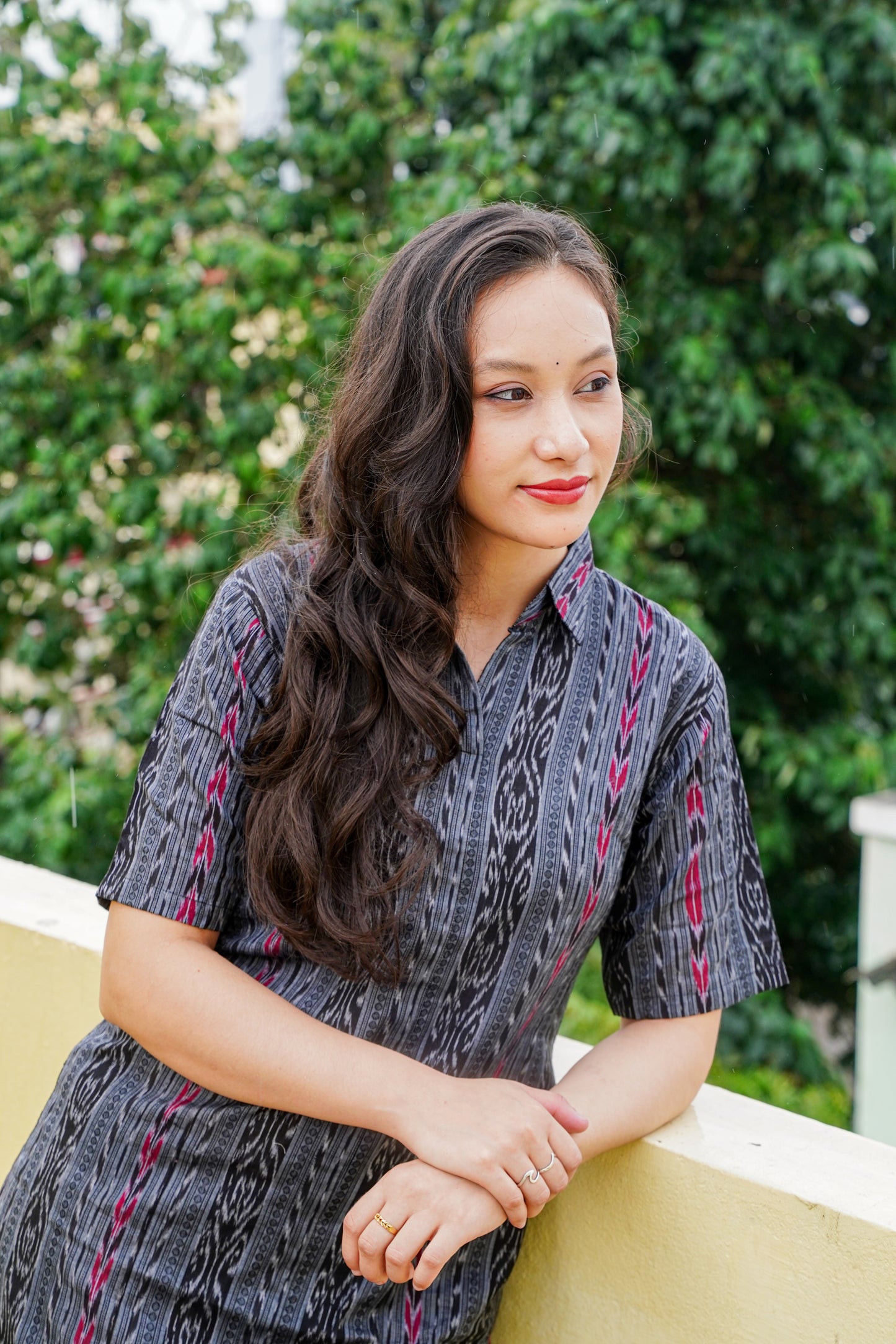 "Agnija" Sambalpuri Dress - Earthyweaves