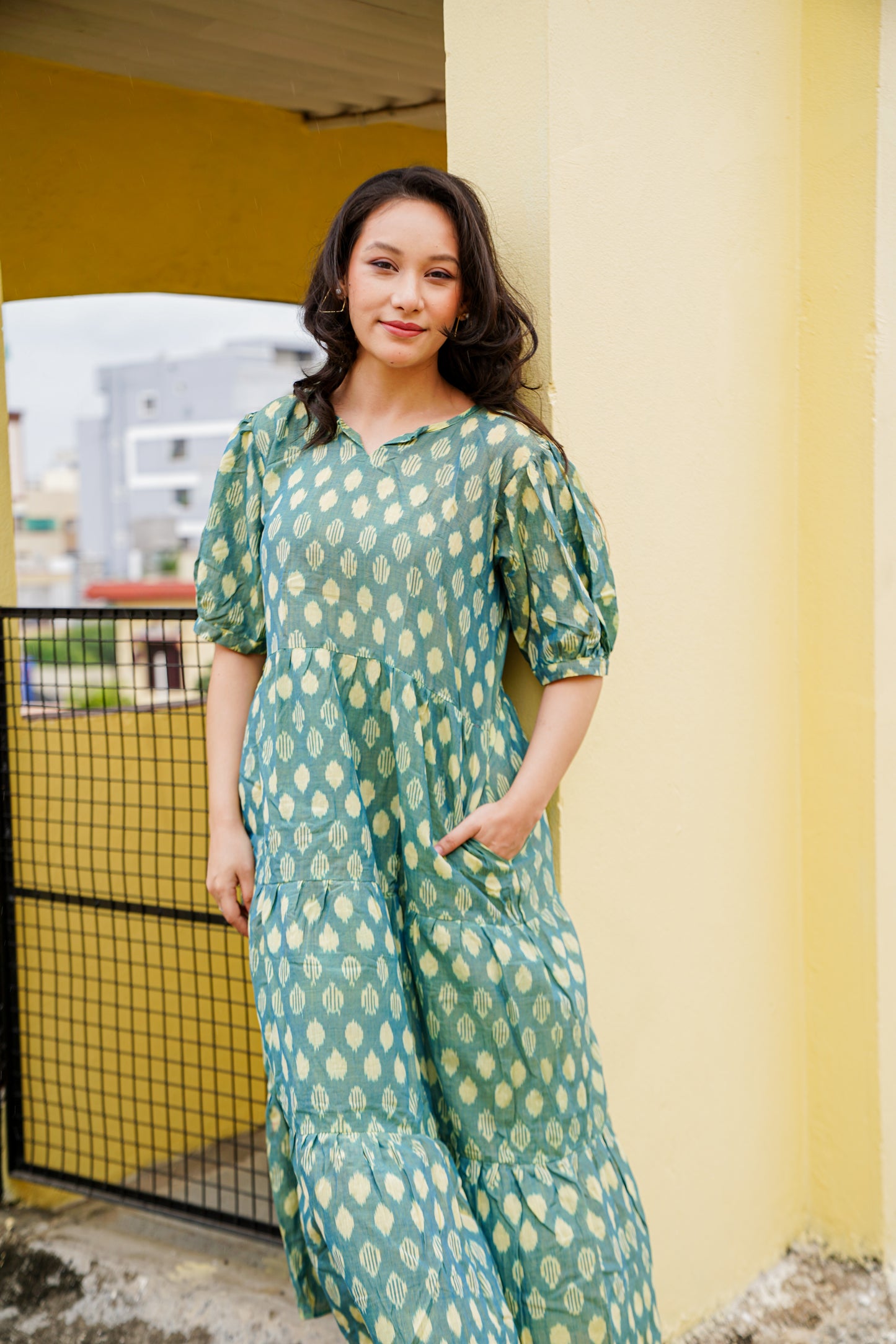 Vasantika Pochampally Dress - Earthyweaves