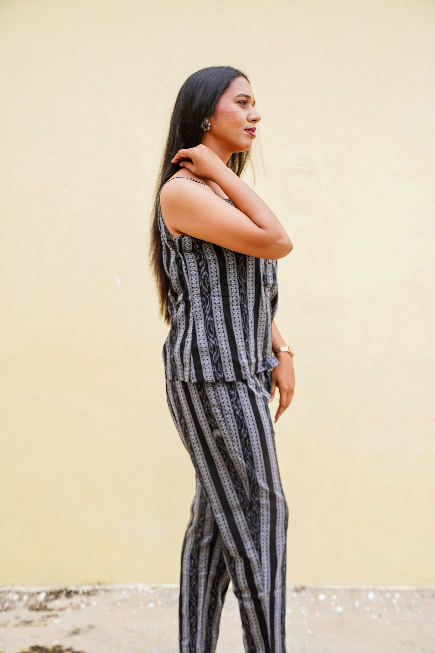 "KalaGoura" Sambalpuri Coord - Earthyweaves