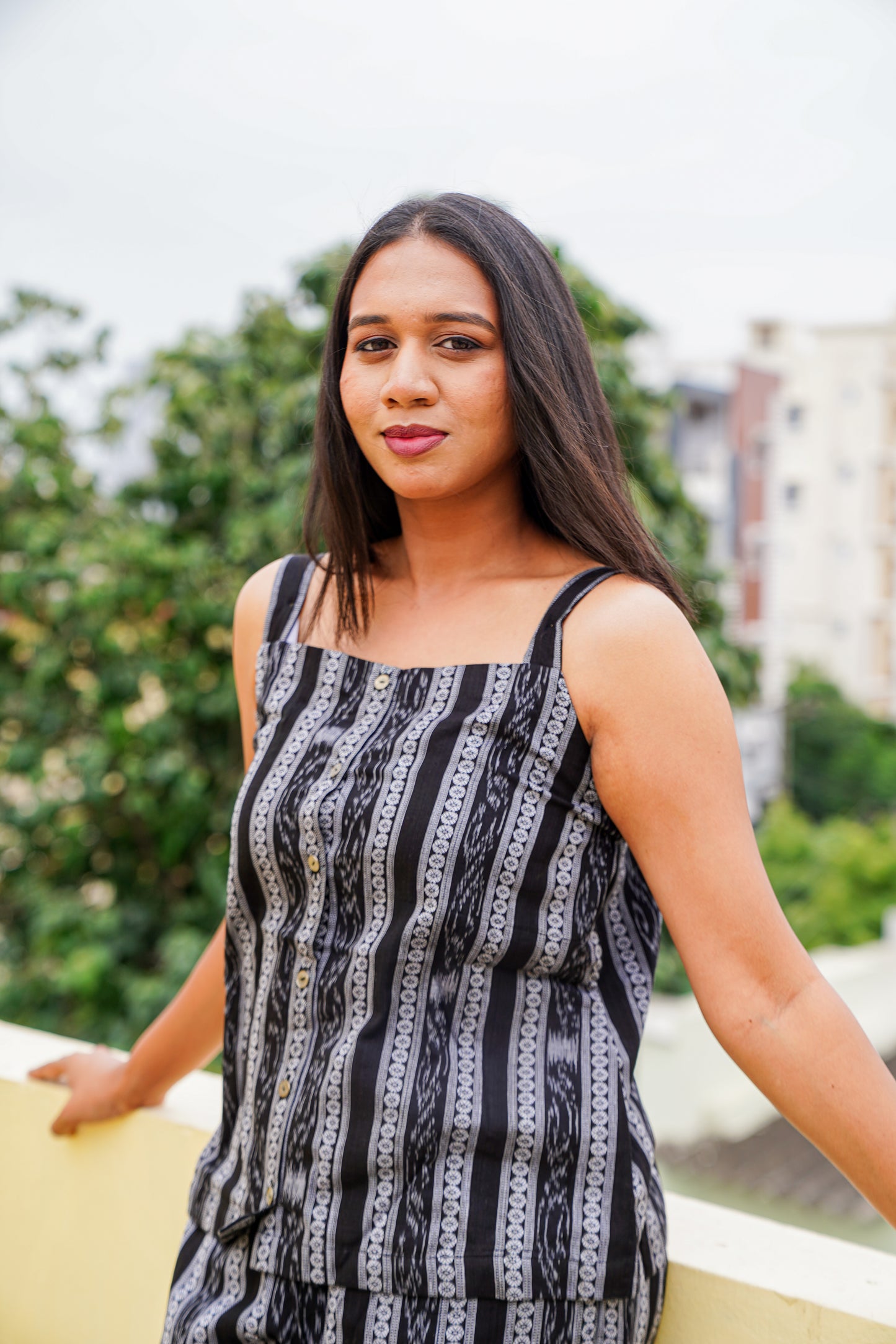 "KalaGoura" Sambalpuri Coord - Earthyweaves